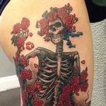 Tattoos - Skeleton and Roses - 106340